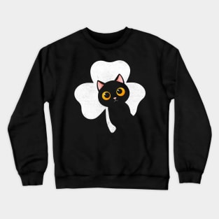 st patricks day cat Crewneck Sweatshirt